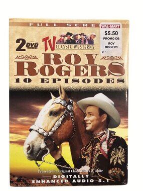 Roy Rogers 10 Episodes TV Classic Westerns 2-DVD Set Full Screen Platinum Editio